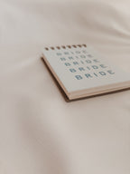 Something Blue Bride Notebook