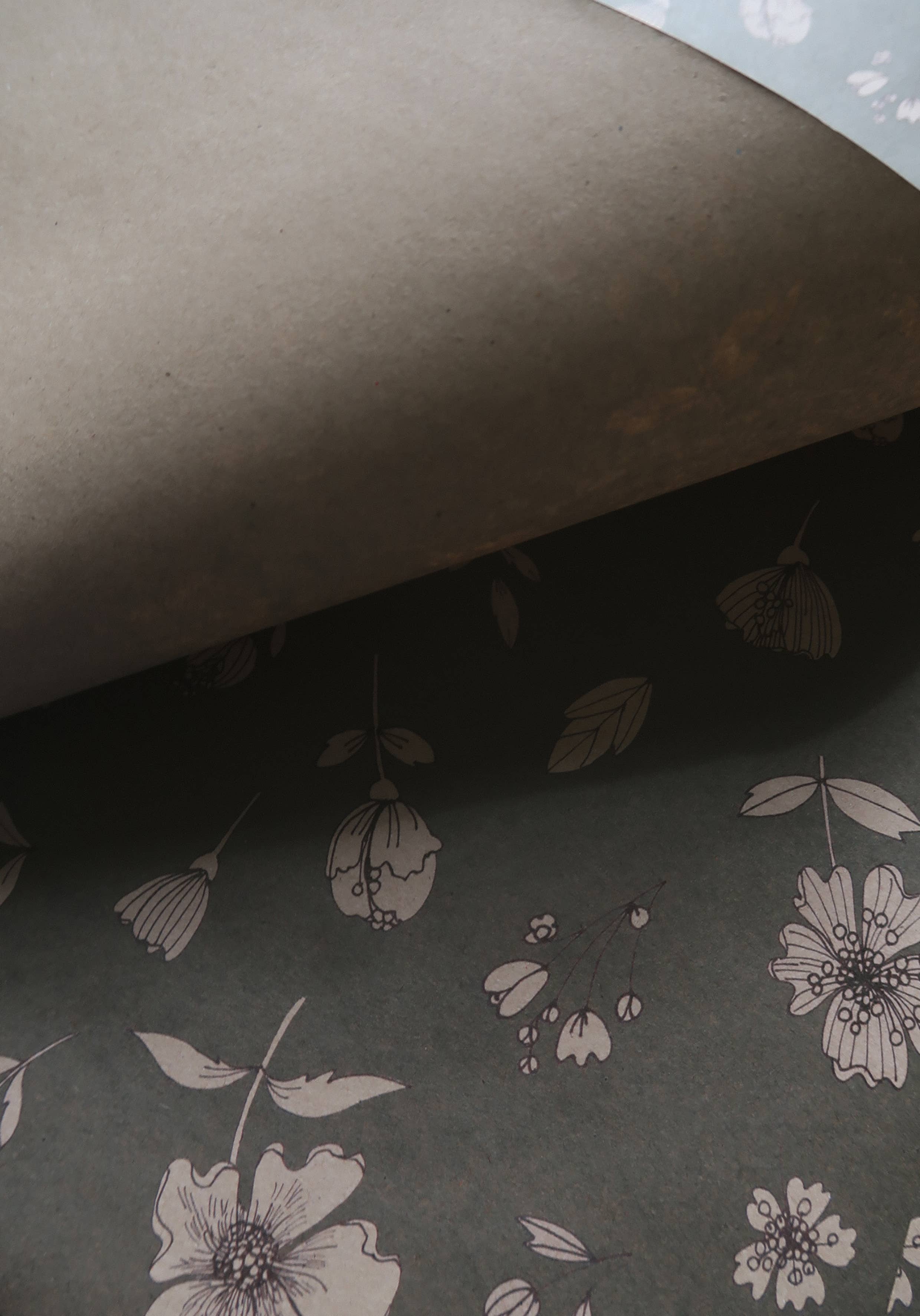 Yuletide Flora Wrapping Paper | Set Of 3 Pieces