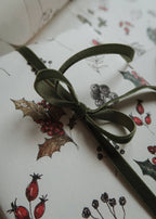 Velvet Ribbon | Green Moss