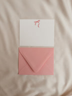 Bow in Pink Note Card