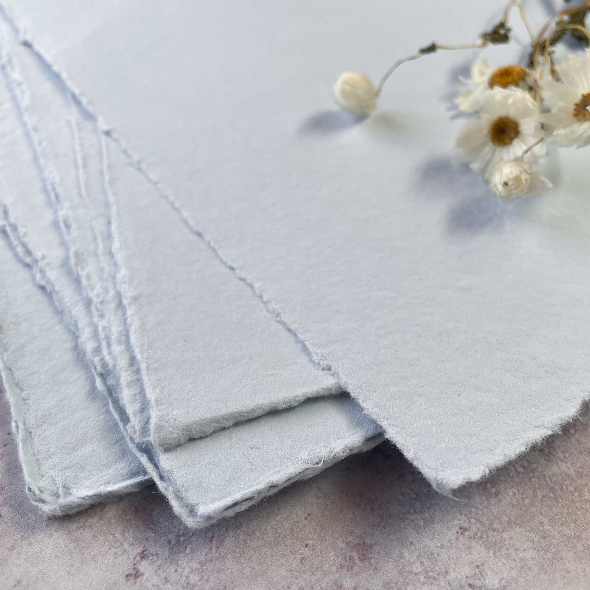 Light Blue Handmade Card