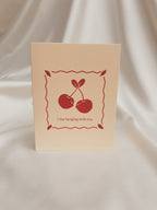 Kissing Cherries Card