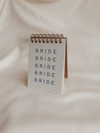 Something Blue Bride Notebook