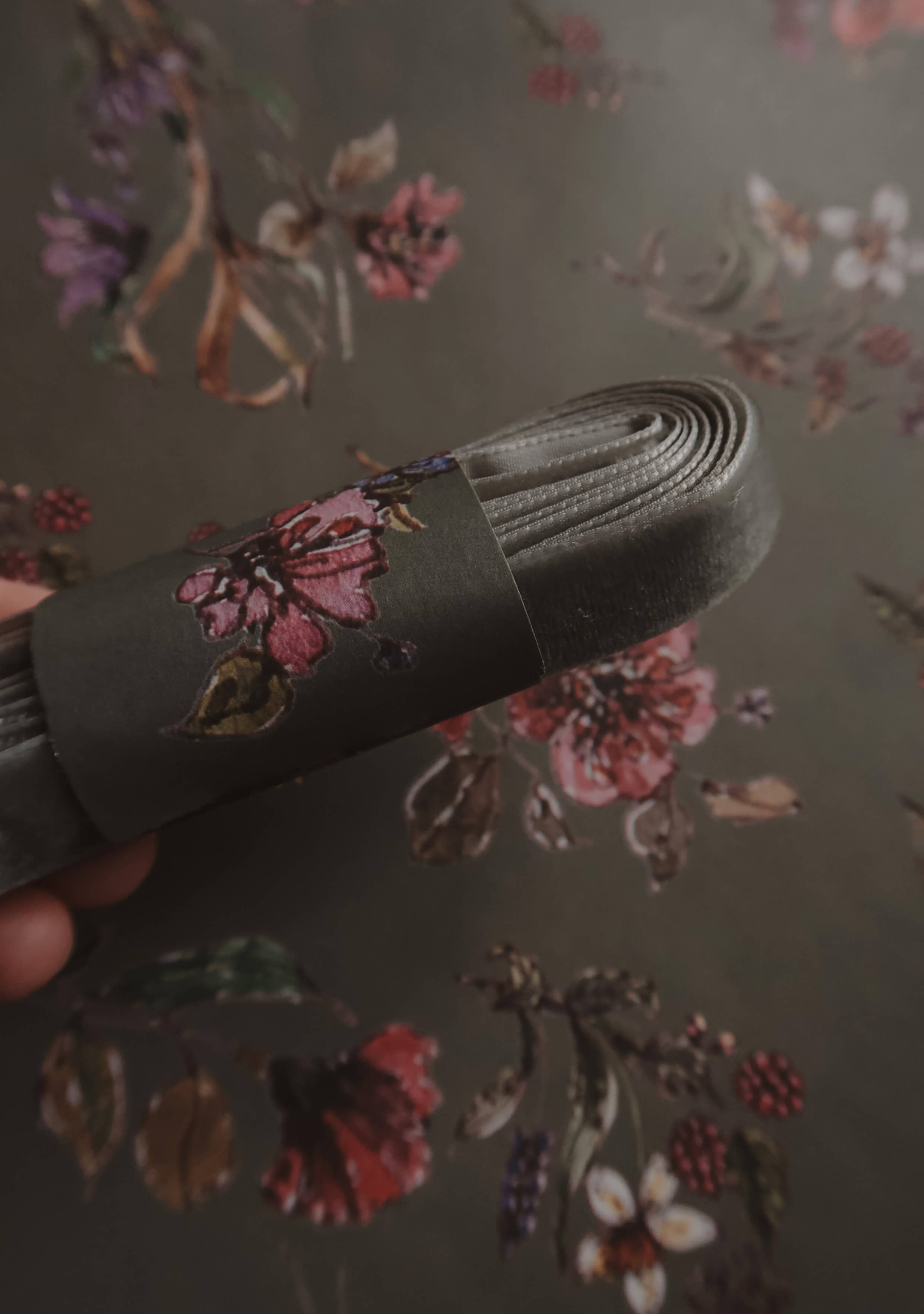 Velvet Ribbon | Gray