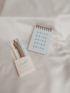 Something Blue Bride Notebook