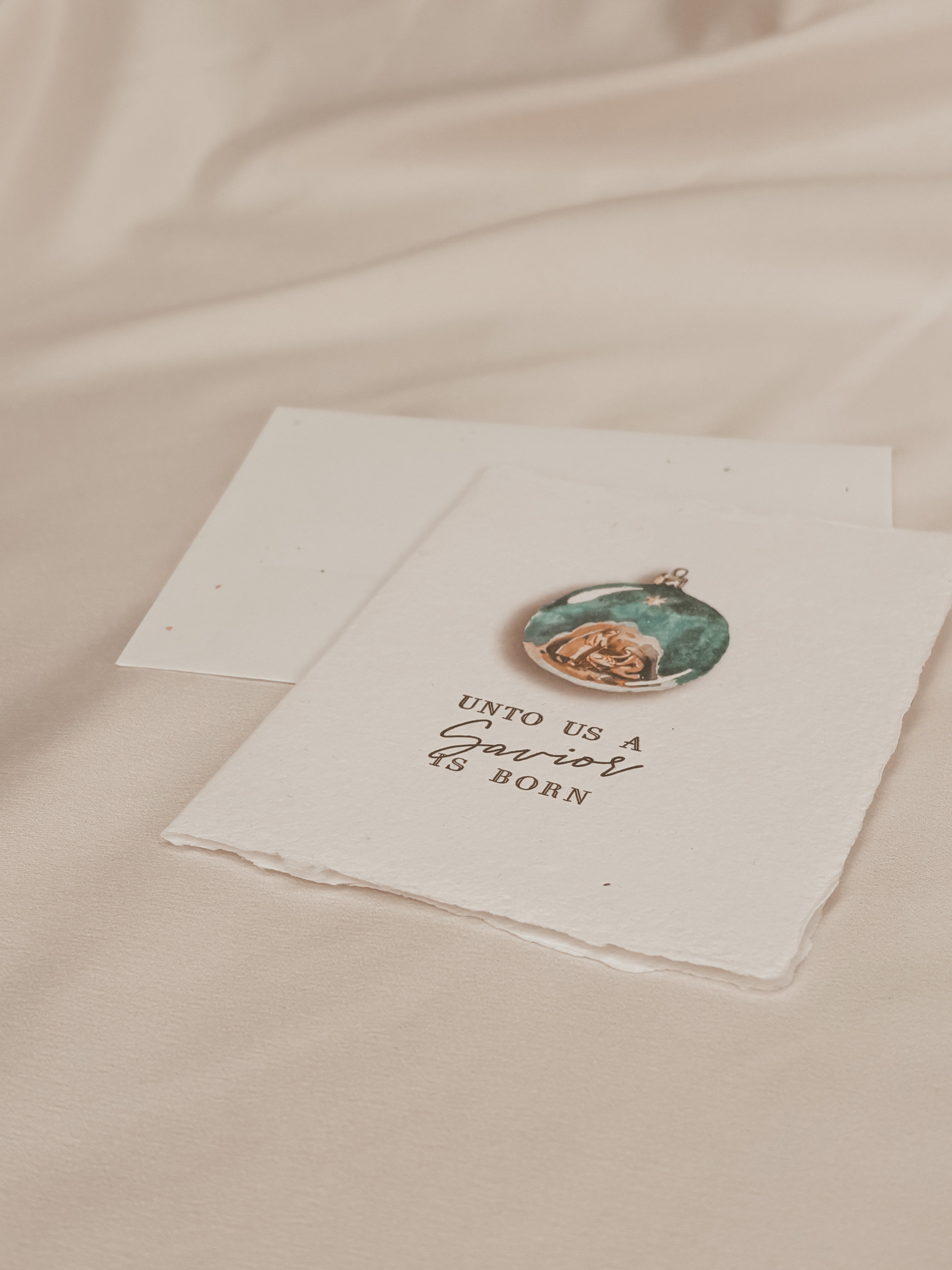 Unto Us a Savior is Born | Christmas Card