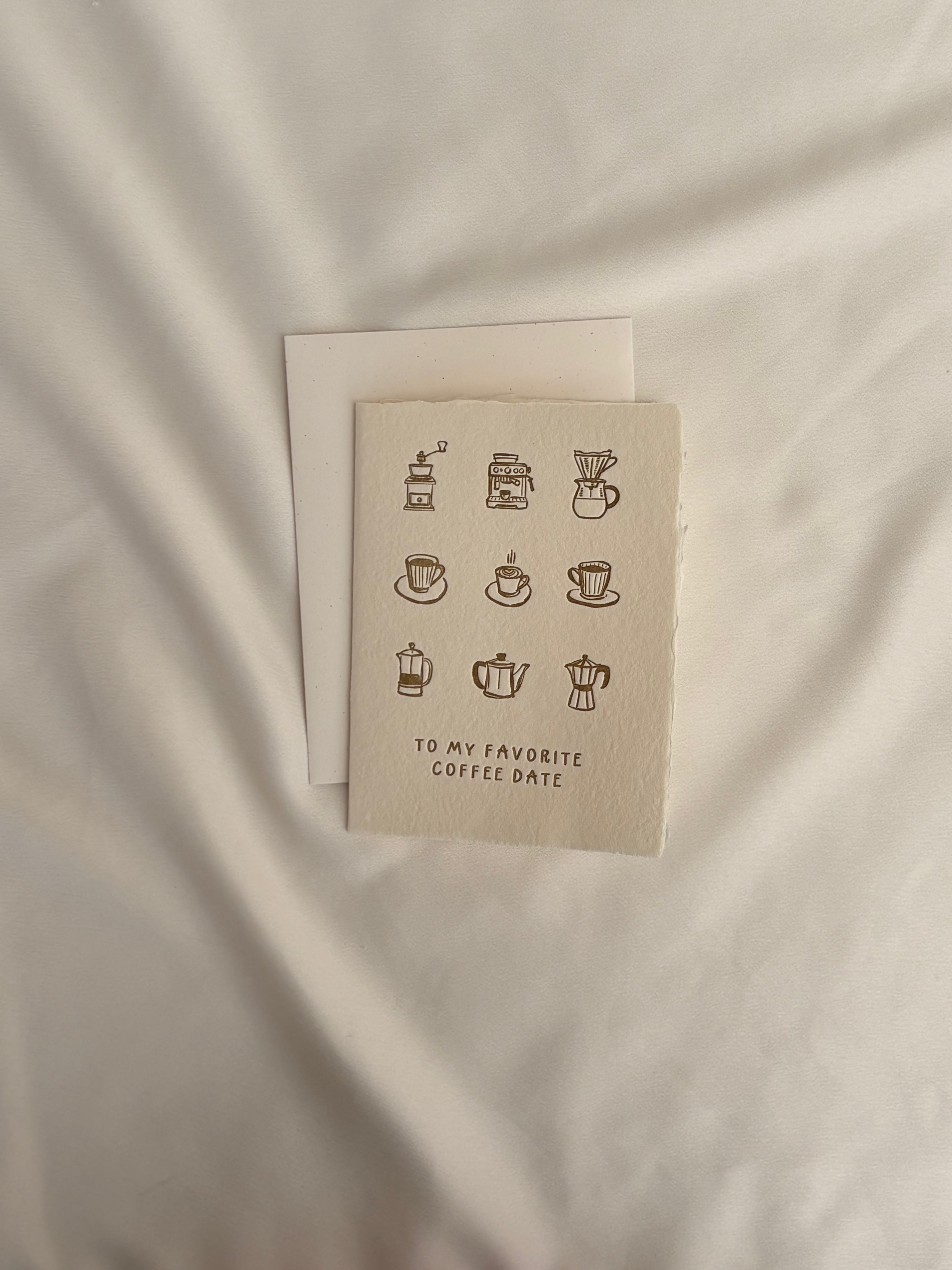 To My Favorite Coffee Date Card