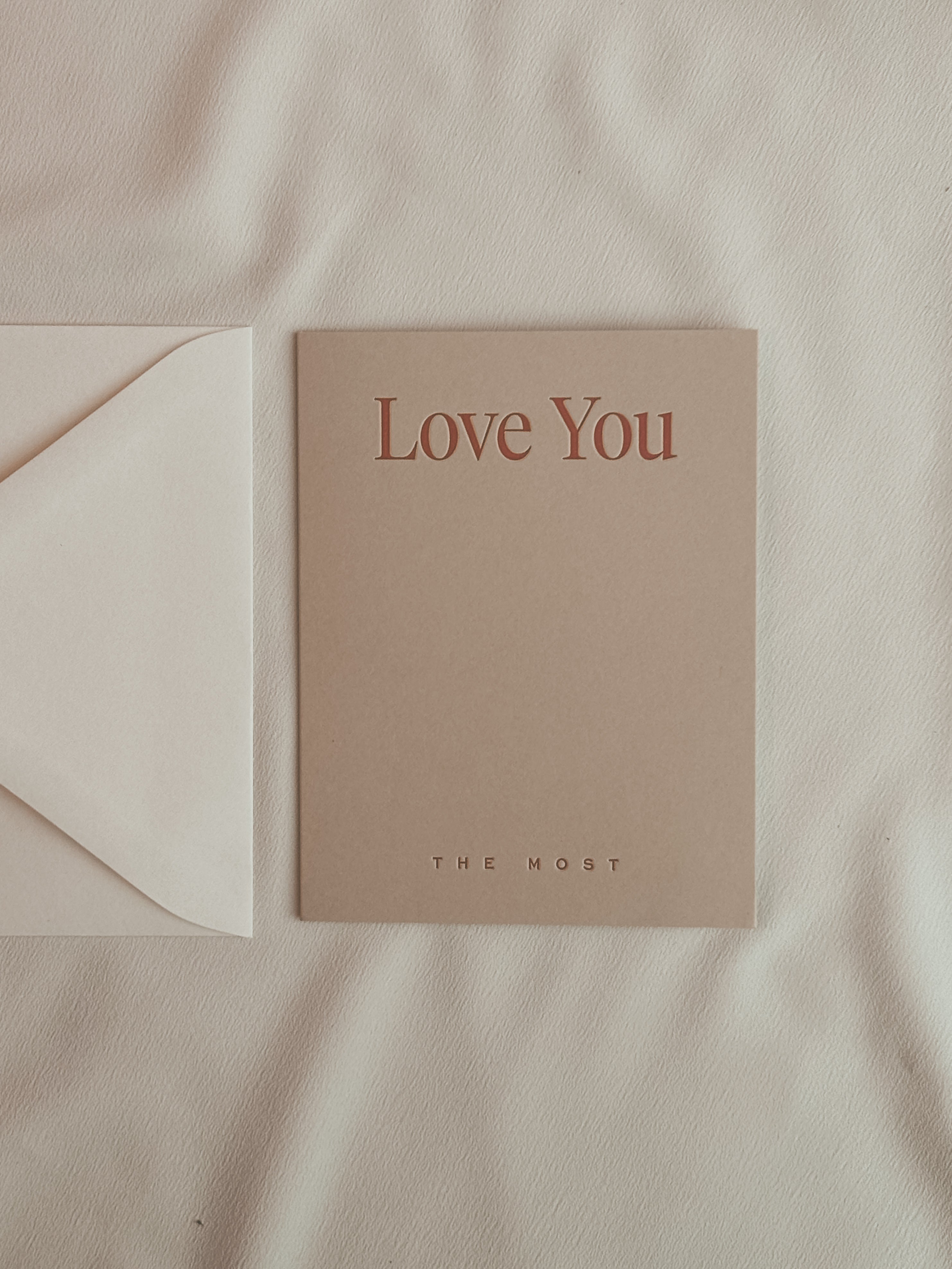 Love You The Most Card