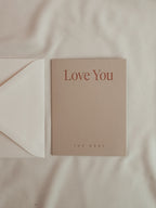 Love You The Most Card