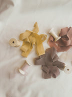 Silk Classic Ribbon | in Terra Cotta | Raw Edge