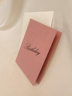Blushing Birthday Card