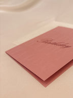 Blushing Birthday Card