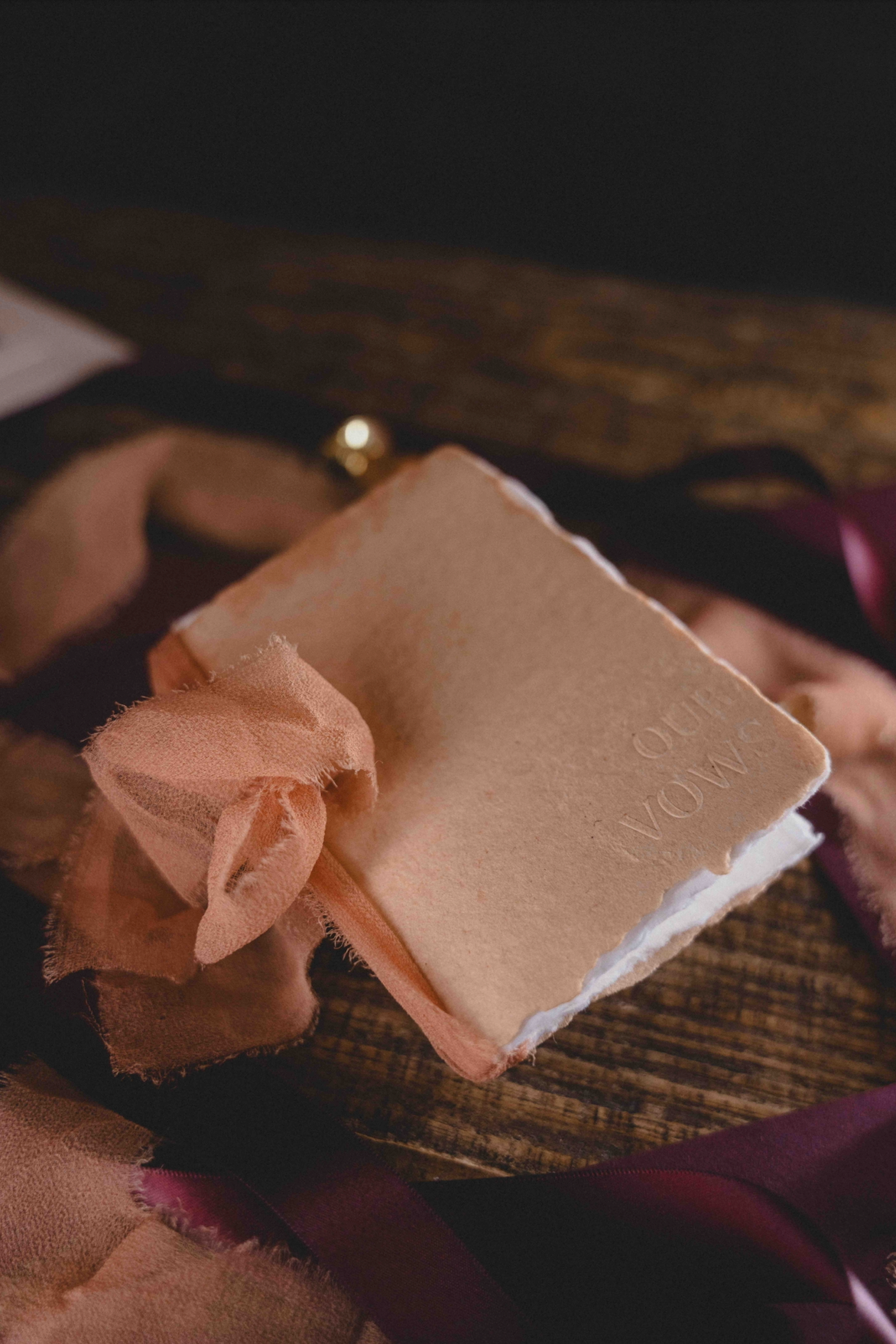 close-up of textured paper with soft, tactile detail