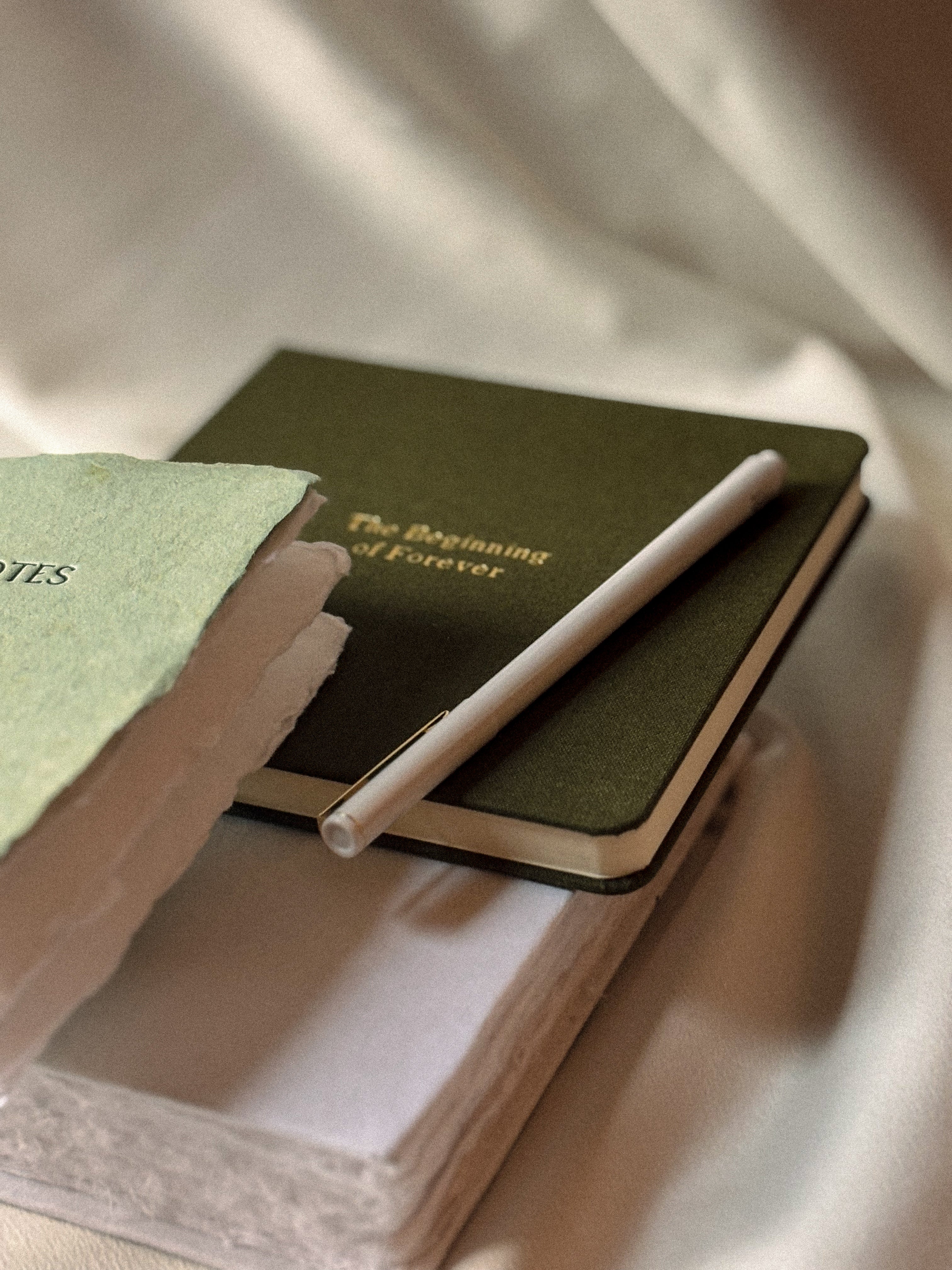 The Beginning of Forever | Linen Notebook