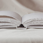 Simply Cotton Rag Notebook | in White