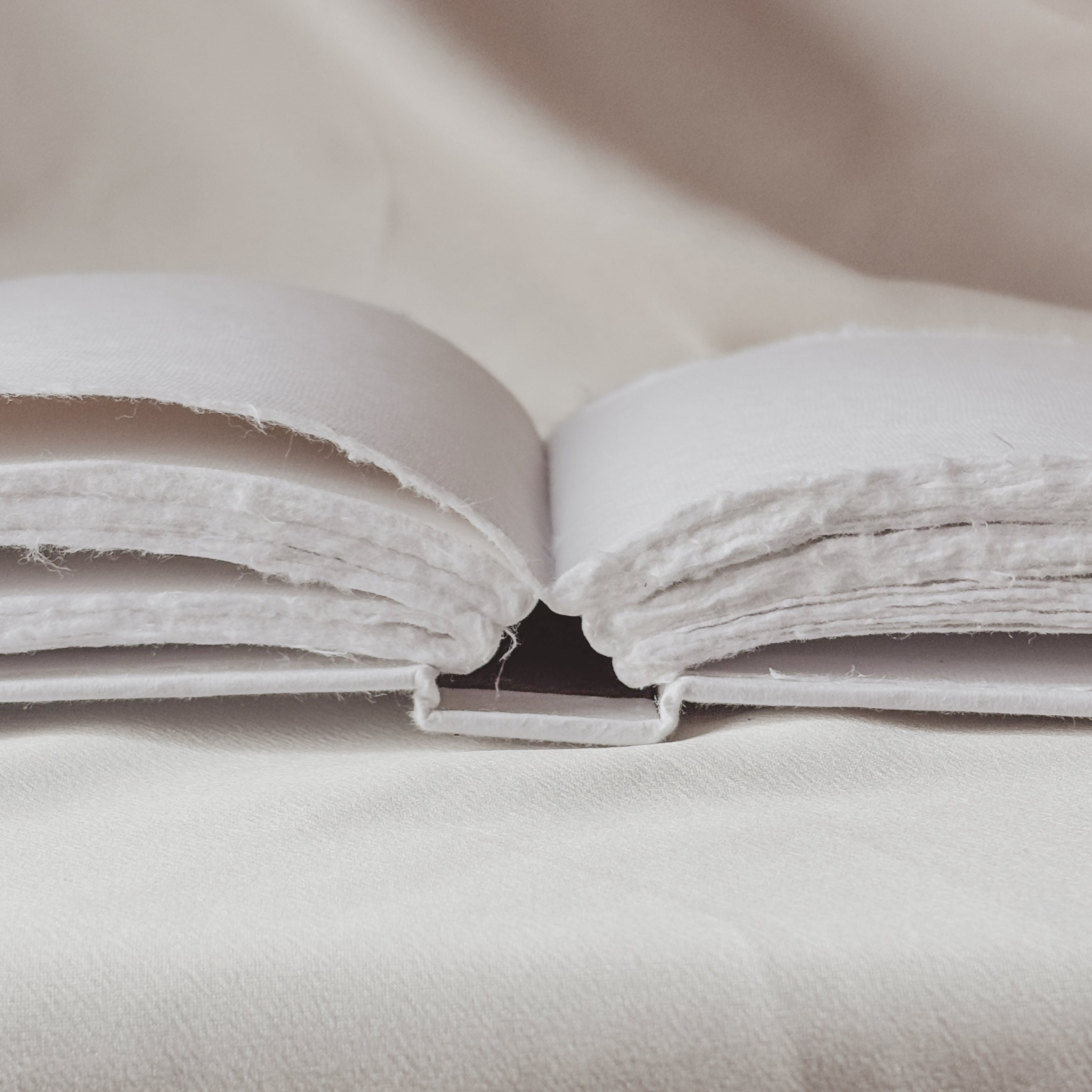 Simply Cotton Rag Notebook | in White