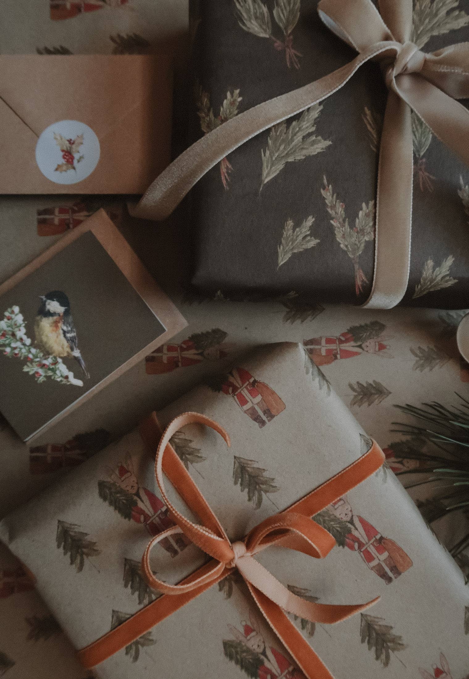 Festive Bunny Wrapping Paper | Set of 3